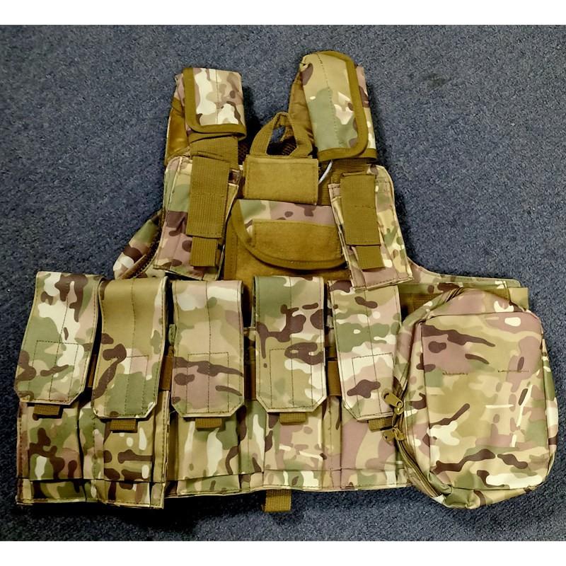 Tactical Breathable Cycling Vest Protective Outdoor Oxford Cloth Wear-resistant Quick Release