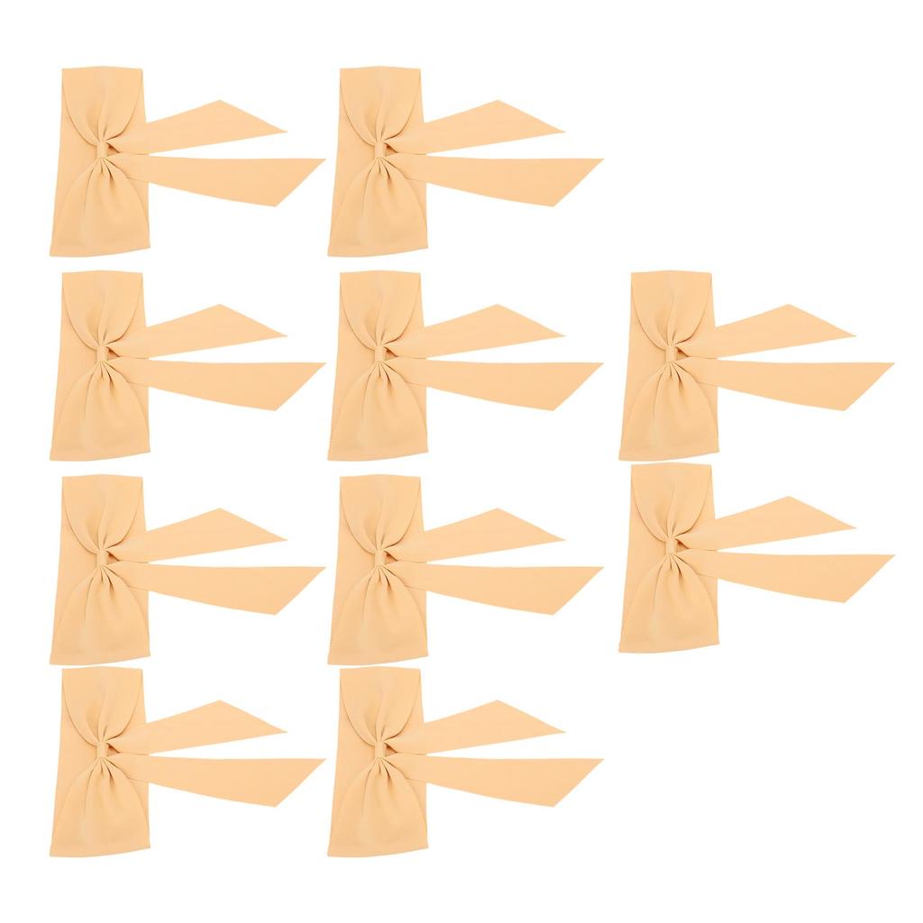 10pcs Chair Sashes Exquisite Reusable Chair Bows for Hotel Weddings Meetings Chair Decoration