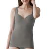 Kirei Labo Bra Organic Cotton 3D Molded Cup Tank Size 3L Top, Blend, Top, KB3058K, Women's, Gray,