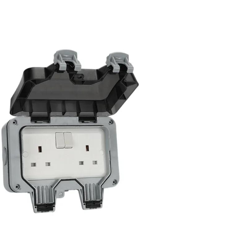 IP66 водонепроницаемая зарядная розетка ЕС водонепроницаемая брызгозащищенная наружная международная универсальная розетка, Южная Африка 15A розетка