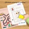 Многоразовые карточки для тренировки письма для малышей - Веселый набор для практики письма от руки, Шаблон для обводки, который можно протирать, для дошкольников