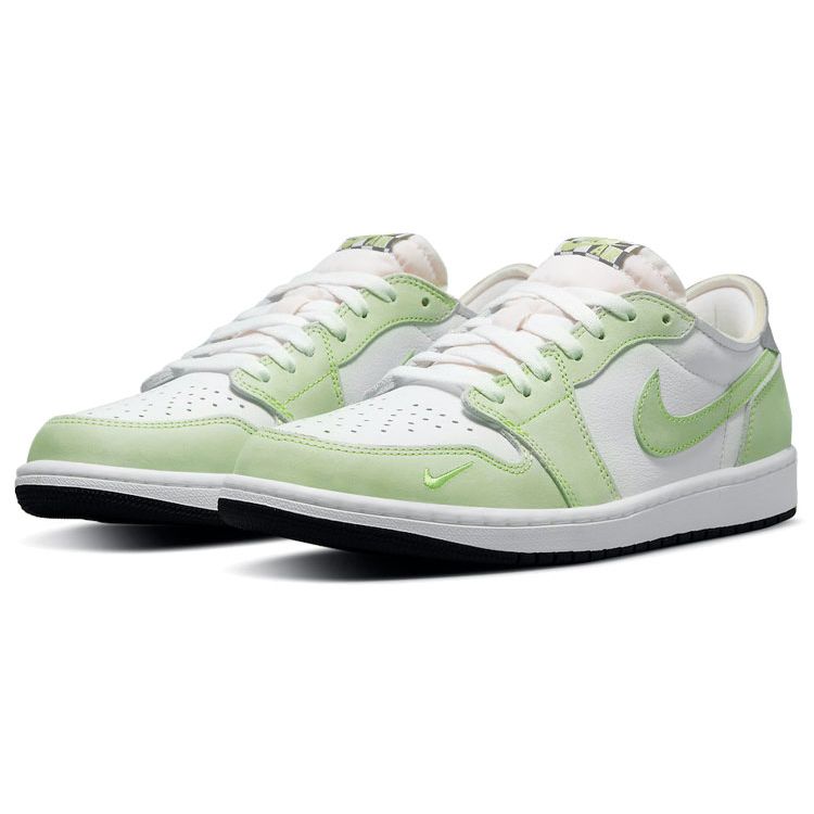 Air Jordan 1 Retro Low OG Ghost Green Мужские кроссовки Белый Черный DM7837-103