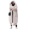 Fluffy Long Winter Long Fluffy Boa Solid Cold Plus Sizes Loose Korean Holiday Outings [7-livehouse] Women's Coat, Outerwear, Sleeves, Coat, Warm,
