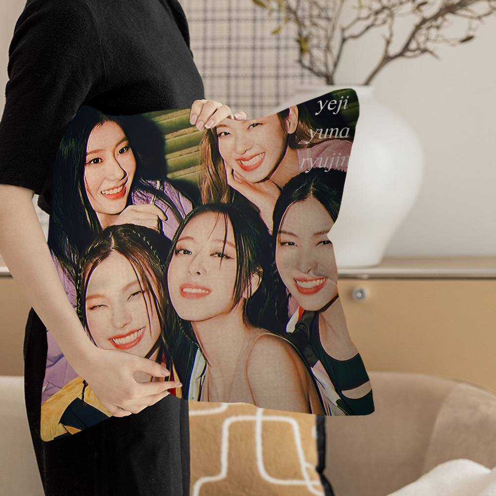 K-pop Стиль Группа Itzy Наволочка Подушка Обивка Диван Декоративная Подушка Домашний Декор Наволочка