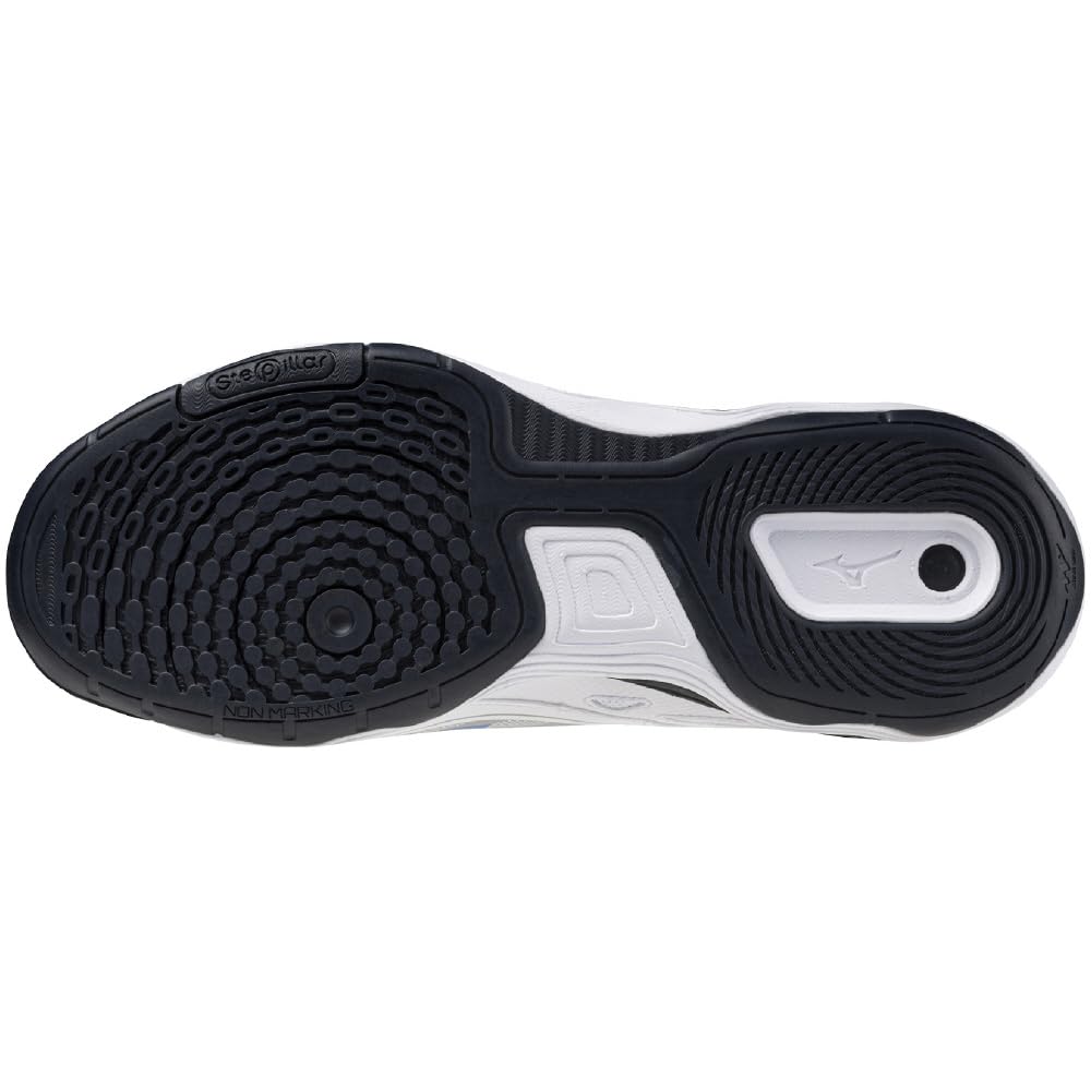 Mizuno Table Tennis Shoes Wave Medal 7 Stability Cushioning Resilience Indoor Gym Dark Gray X Blue X White Cm 2E 27.5