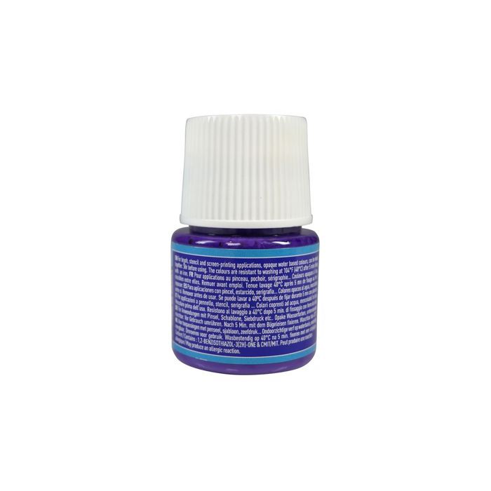 Fabric Paint - PéBéo - Setacolor Opaque - Parma Violet - 45 Ml - Very Covering