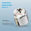 4PCS Car Wheel Valve Stem Dust Caps with Wrench for Peugeot 106 301 306 406 205 2008 206 5008 308 208 408 508 407 107 307 RCZ