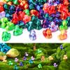 Yousheng 100Pcs 3D Printed Mini Duck Figures Realistic Design DIY Craft Mini Duck Figurine Fairy Tale Garden Decoration