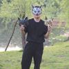 Half Face Halloween Mask Animal Cosplay Mask Retro Masquerade Mask  Party