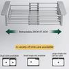 Drain Rack Adjustable Retractable Dish Drying Basket Space Saving Kitchen Sink Organizer