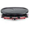 Appareil à raclette 4 en 1 HKOENIG - RP418 - Juqu'à 8 personnes - 3 plaques interchangeables - Température réglable - 1500W
