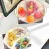 Transparent Buffet Food Tray Large Capacity Storage Box New Fruit Plate  Desktop Storage