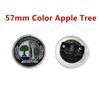 AXX2   1pcs/Lot 57mm ABS PVC Car Front Hood Emblem Badge Bonnet Car Accessories For Benz W204 W205 W212 W213 W221 W177 W246 GLA GLC CLA