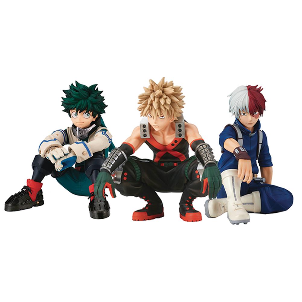 Аниме фигурка MHA Бакуго Кацуки фигурка Тодороки Шото фигурки Мидория Изуку стоппер для лапши Асуи Цую ПВХ статуэтки подарки