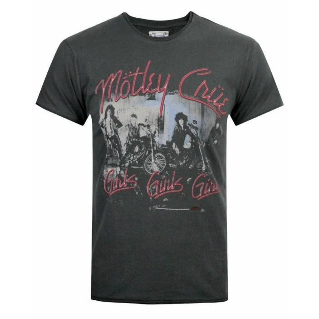 Усиленная Мужская Девочки Девочки Девочки Футболка Motley Crue