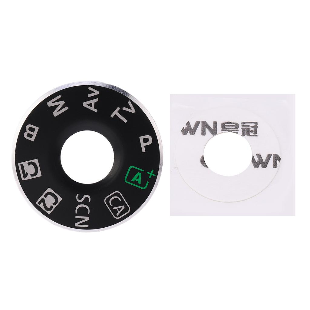 Camera Function Dial Cover Plate Mode Interface with Film Repair Accessory for 6D