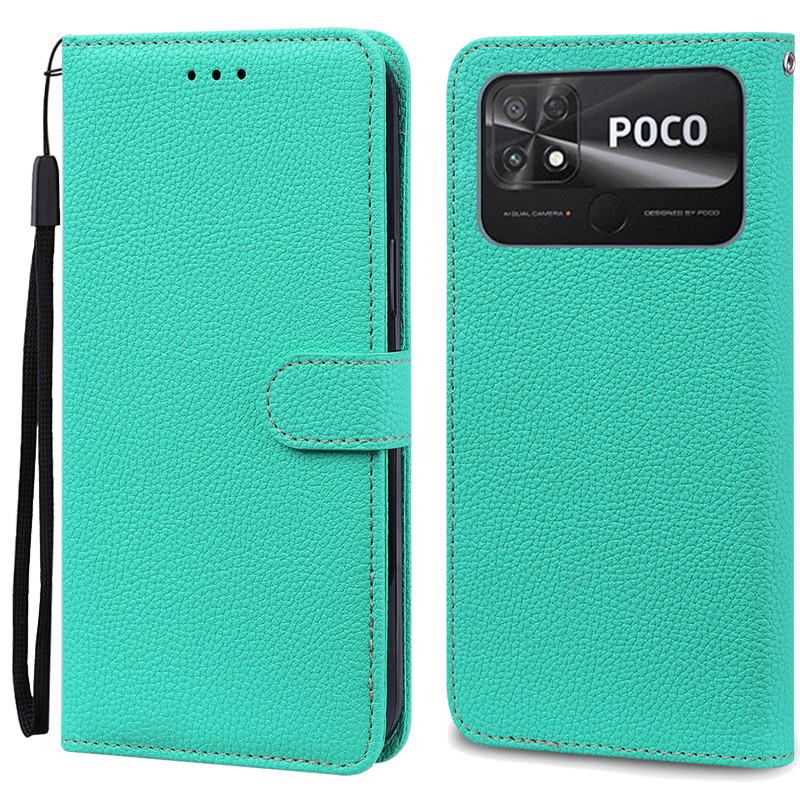 POCO C40 Case Leather Wallet Flip Case For POCO C40 Case Xiaomi POCO C40 C 40 PocoC40 Phone Cover Coque Fundas Etui Shell