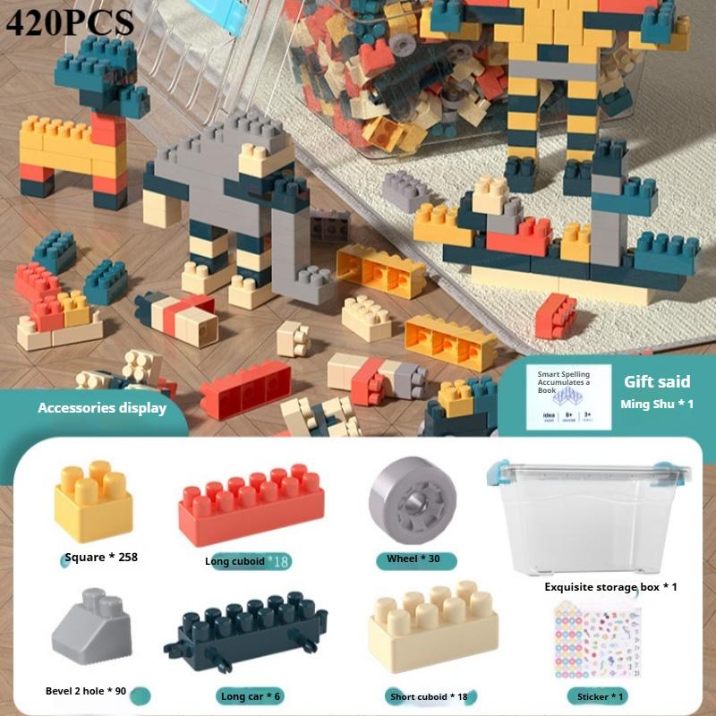 Children's Large Particle Educational Building Blocks Assembly Toys Boys and Girls Baby DIY Early Education Three-dimensional Puzzle Model Gift