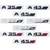 3D ABS Car Rear Trunk Badge Decal Emblem Sticker S Logo For Mercedes A GLA CLA 45 GLE GLC C E 63 S X156 W205 W212 W207 W176
