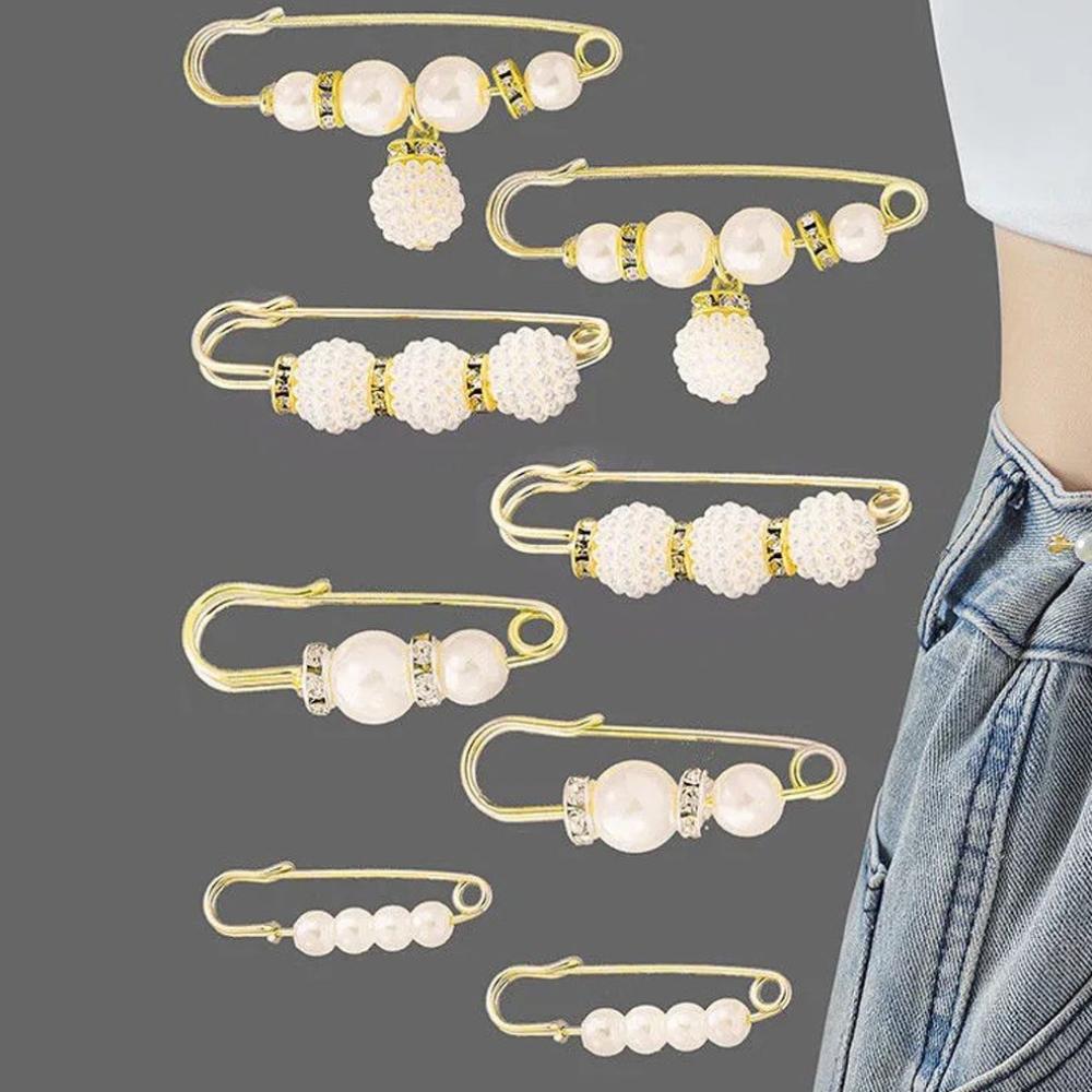 Tightening Pin Accessories Waist Pin Brooch Waistband Pin Clothing Brooches Set Dress Shawl Clips