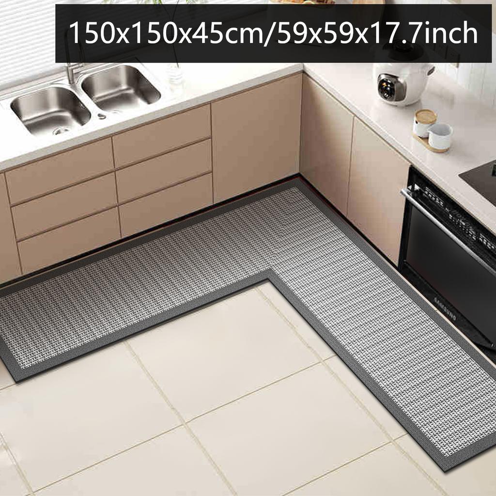 Кухонный L-образный коврик для пола диатомовая земля противоскользящий коврик ресторан впитывающий коврик коврик для шкафа коврик для ванной