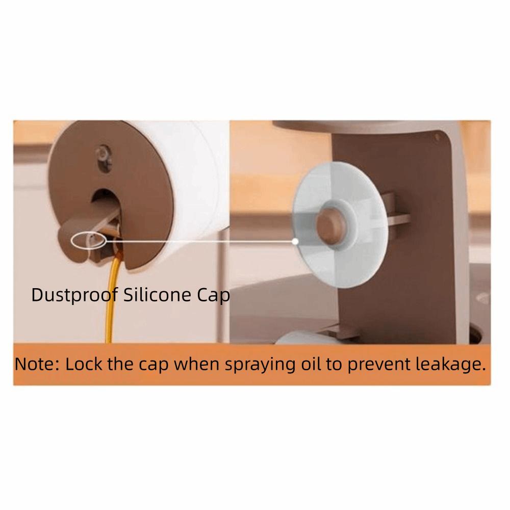 Leakproof 2 in1 Oil Sprayer Food Grade Glass Sauce Seasoning Container Oil Spray Bottle Air Fryer