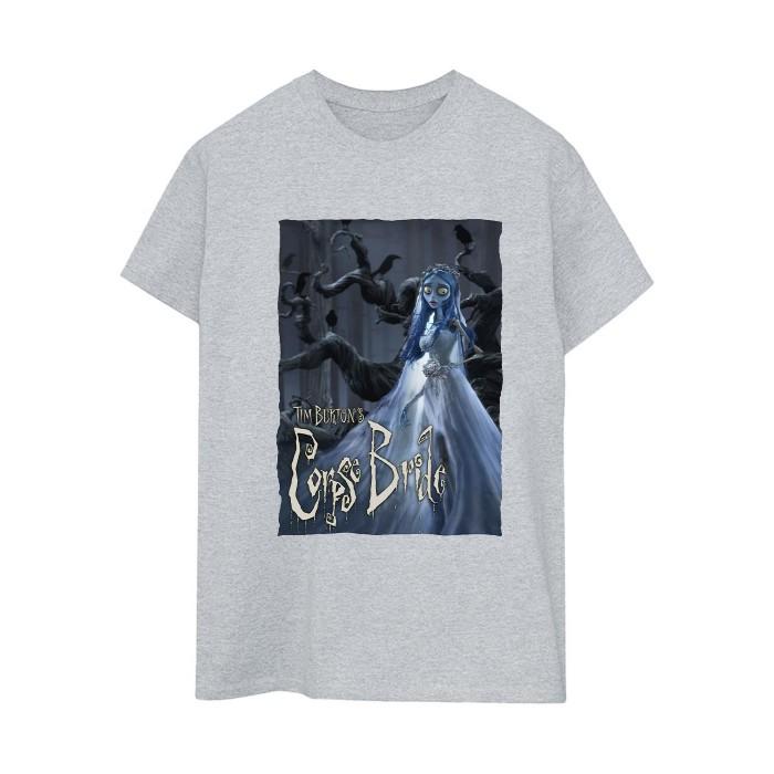 Corpse Bride Womens/Ladies Emily Poster Boyfriend T-Shirt