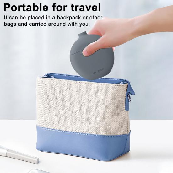 Надувная U-образная подушка для шеи Портативная Надувается нажатием Эргономичная Поддержка головы и шеи Сверхлегкая Автомобильная Авиационная Поездная Для путешествий на открытом воздухе Шейная подушка