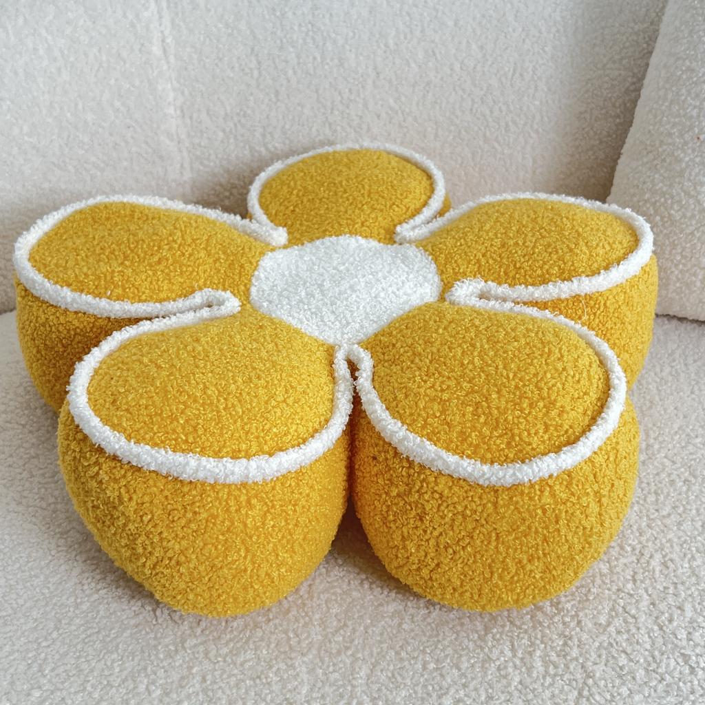 Шикарная геометрическая подушка с цветочным принтом - Мягкая, моющаяся полиэстеровая подушка для декора кровати и дивана