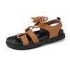 Ladies Shoes  High Quality Lace-up Women's Sandals Fashion Open Toe Casual Sandal Swomen New Plus Size Flat Sandals