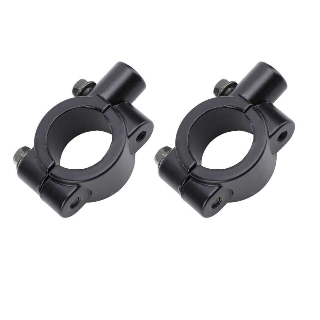 2PCS 25mm Motorcycle Handlebar Mirror Mount Holder Clamp Bracket Adapter Universal for Motorbike ATV Scooter Project