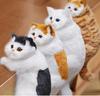 Реалистичная плюшевая кукла кошки, пушистая подвесная, реалистичная плюшевая игрушка кошки, реквизит для фото