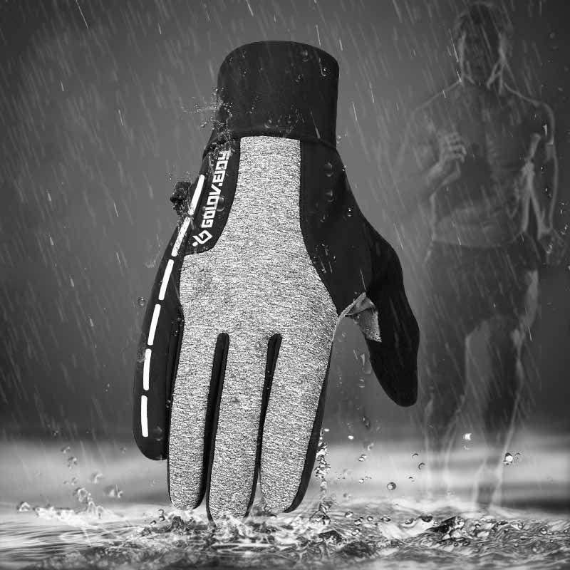 Men Warm Winter Windproof Waterproof Antislip Thermal Touch Screen Gloves
