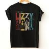 Винтаж Ретро Thin Lizzy Черная Мужская Футболка Все размеры Подарок Семья ND262 Унисекс Футболка