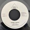 7-дюймовая пластинка JOHN JONES - Think Twice My Love / I Who Have No KK002 K & K Records Ямайка Соул/Фанк Б/У