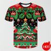 Fashion 3D Happy Christmas Men Women Printed T Shirt Cute Santa Xmas Graphic Funny Streetwear Tee