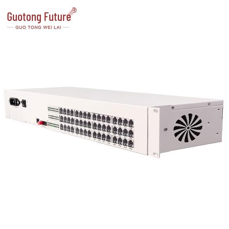 Guotong Future 48-канальный телефонный и гигабитный оптоволоконный приемопередатчик