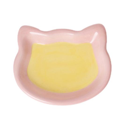 Ceramic Cats Feeding Bowl Kitten Food Whisker Friendly Dish