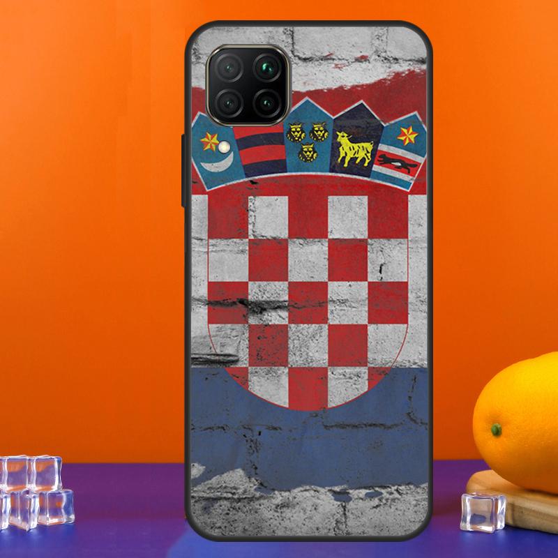 Флаг Хорватии Для Huawei Nova 12s 12i 11i 5T 9 10 SE Y91 Y90 Y60 Y70 Y72 Y61 P60 Pro P20 P40 P30 Lite Чехол