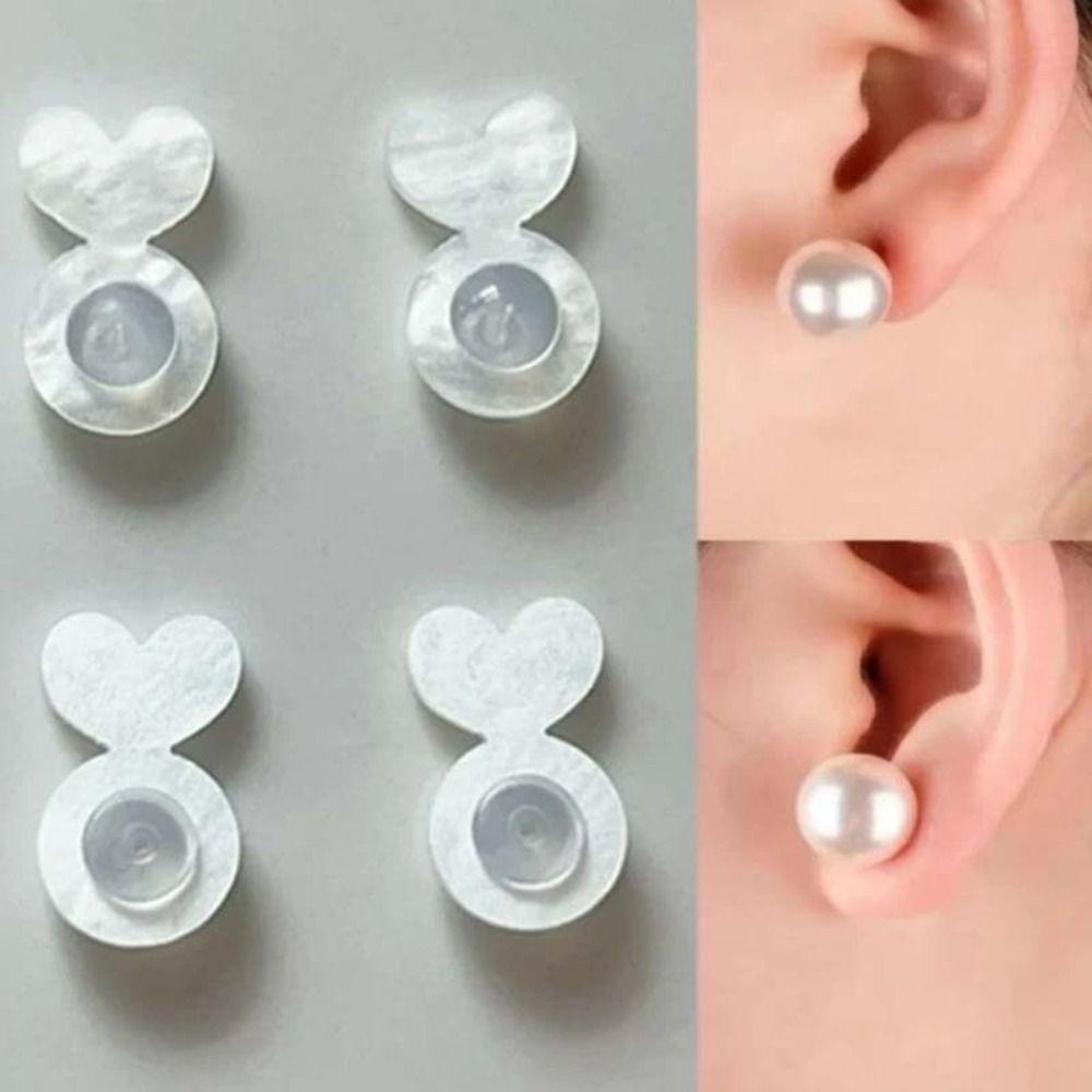 60-80Pcs Anti Eversion Supportive Earrings Lifters Unique Earring Backs  Earring Support