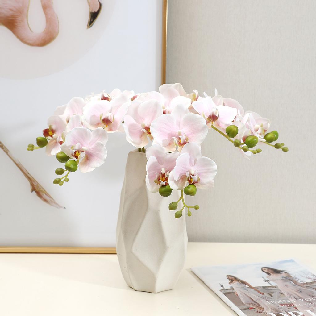 Ощущение рук, увлажняющее ощущение, бабочка, орхидея, имитация цветов, украшение для дома, гостиной, стола, украшения, искусственные цветы