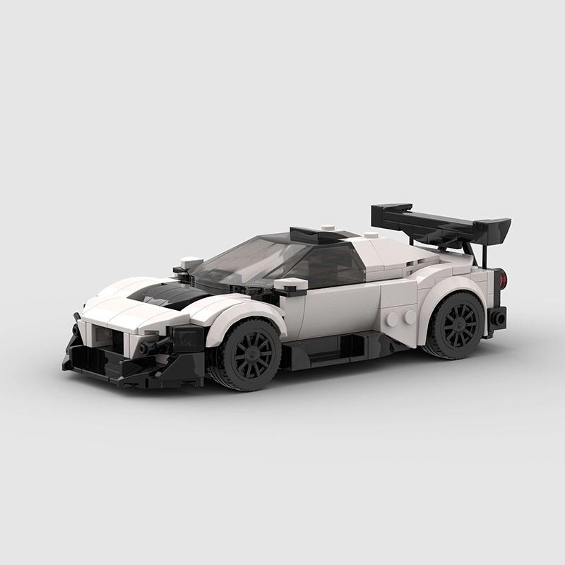 Креативный MOC Авто Город Гонки Машина Ретро Скоростная Машина Ралли Строительные Блоки Кирпичи Украшение Игрушки Для Детей Взрослых Подарки на День Рождения