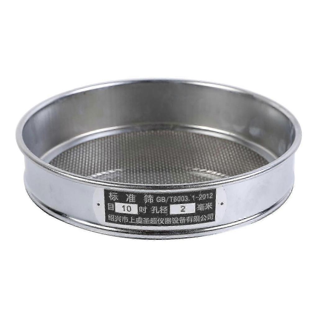 Stainless steel sieve with 4/10/20/60 mesh options