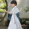 Ханфу девушка в китайском стиле тканевое летнее платье античный костюм Тан костюм супер феи платье маленькая девочка юбка русалки принцессы нижнее белье