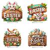 Acrylic Special Shape Happy Easter Diamond Painting Tabletop Ornaments Kit Diamond Painting Desktop Decors for Home Office Decor