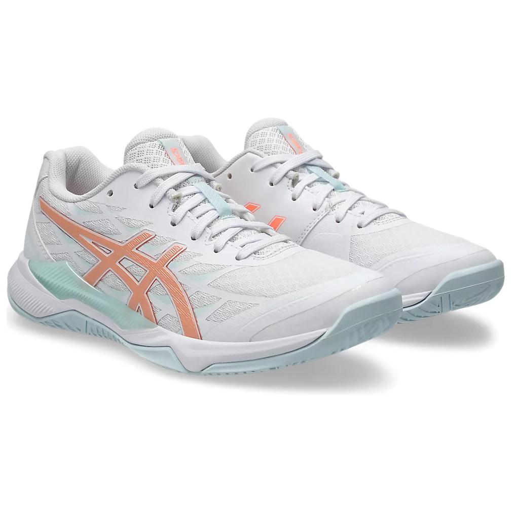 Asics Gel Tactic 12 White Bright Sunstone Women Sneakers 1072A092-102