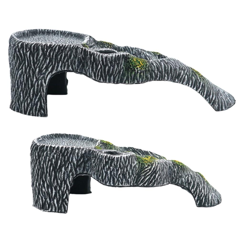 Террариумы Платформа для купания Черепаха Пандус для загара Ландшафтные аквариумы Ландшафтные украшения Пещера Убежище для рыб Орнамент