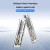 Transparent M.2 SSD Box NGFF NVME M2 Hard Disk Case PCIe 10Gbps Clear SSD Case External Enclosure Hard