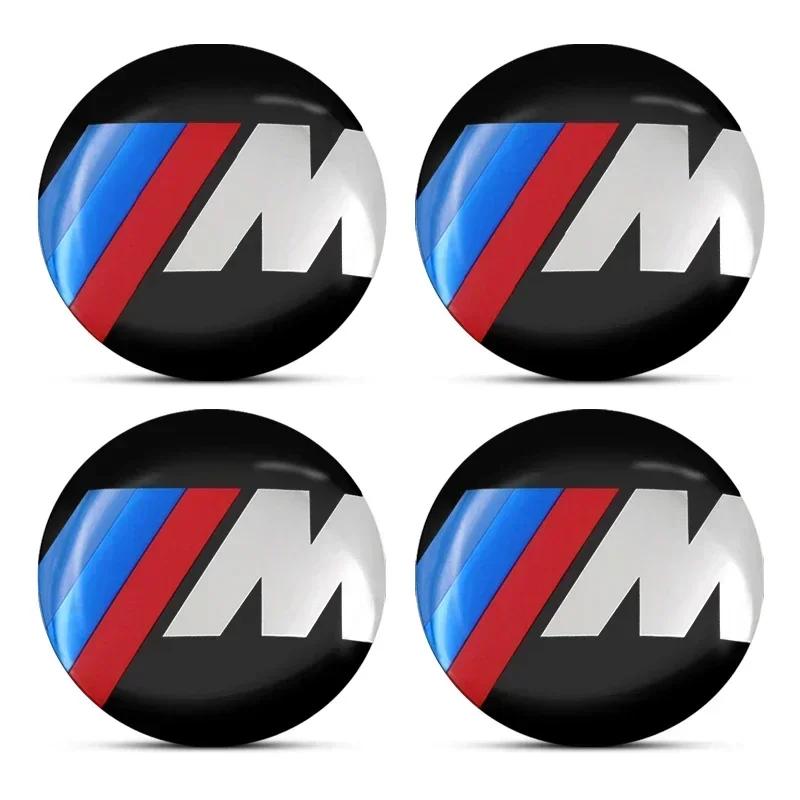 4Pcs 56/60mm Car Wheel Center Hub Cap Car Accessorie For BMW M Performance E53 E60 E61 E62 E70 E71 E83 E84 E87 X2 X3 X4 X5 X6