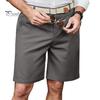 Мужские шорты средней посадки с застежкой-молнией на пуговицы, длиной до колена, с 2 боковыми карманами, легкие повседневные летние пляжные шорты